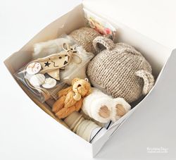 textile doll diy kit | sewing kit with body parts and clothes | no instructions | handmade doll kit do it yourself