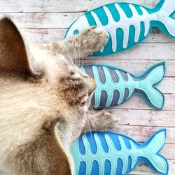 fish catnip cat toy handmade cat's toys