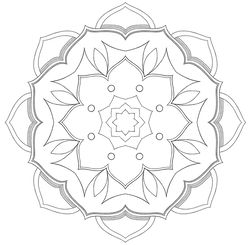 mandala template svg bundle for laser cutting, cricut, silhouette, mandala svg cut files