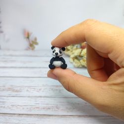 micro panda, teddy bear toy, tiny teddy bear panda, collection toys, funny miniature, awesome