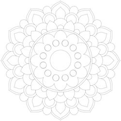 mandala template svg bundle for laser cutting, cricut, silhouette, mandala svg cut files