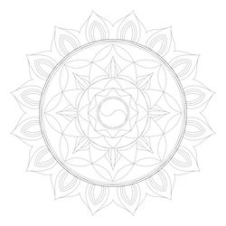 mandala template svg bundle for laser cutting, cricut, silhouette, mandala svg cut files