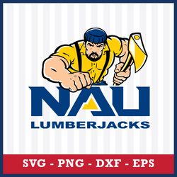 northern arizona lumberjacks svg, northern arizona lumberjacks logo svg, ncaa svg, sport svg, png dxf eps file