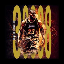 lebron james the nba's all time points leader png sublimation