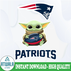 baby yoda with new england patriots nfl png,  baby yoda nfl png, nfl png, sublimation ready, png files for sublimation,p