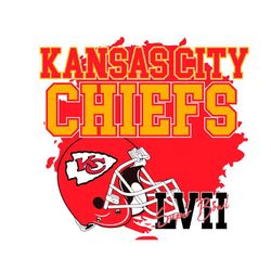 kansas city chiefs football helmet super bowl lvii svg cutting files