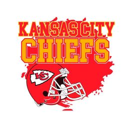 kansas city chiefs football helmet svg graphic designs files