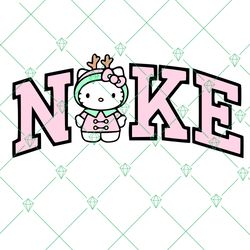 hello kitty x nike svg, logo brand svg, nike svg instant download