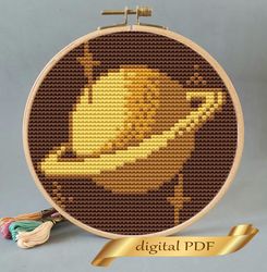 space pattern pdf cross stitch, easy embroidery diy, small pattern