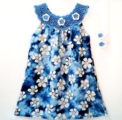 girls summer dresses, daisy cotton dress, handmade cotton dress, girls casual outfits, casual dress, sleeveless dress