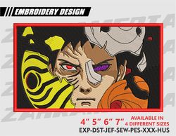 anime inspired embroidery designs, machine embroidery design, anime embroidery files, instant download