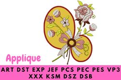 beautiful flowers embroidery design. suitable for all embroidery machines