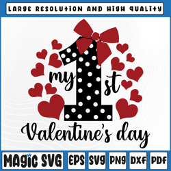 first valentine's day svg, valentine baby svg, valentine svg file, love svg, valentine day, digital download