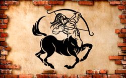 centaur sticker, ancient greek mythology, wall sticker vinyl decal mural art decor