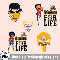 pittsburgh steelers svg bundle nfl team girl best cutting digital files