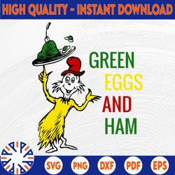 green egg and ham, dr seuss svg, stranger things svg, dr suess, dr seuss, dr seuss svg, dr seuss birthday, dr seuss