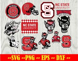 north-carolina-state-university football team svg, north-carolina-state-univers,logo bundle instant download