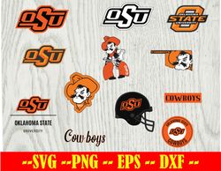 oklahoma-state football team svg, oklahoma-state svg, logo bundle instant download