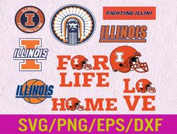 illinois-fighting svg, illinois-fighting logo,n-c-aa team, n-c-aa logo bundle, college football, college basketball, log