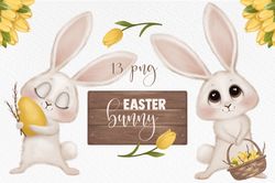 13 png easter bunny files happy easter sublimation clipart design