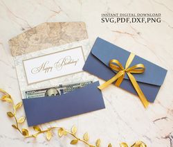 money cash envelope svg template, gift envelope, strict simple envelope, cricut, laser cutting svg,dxf,pdf