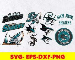 san-jose sharks hockey teams svg, dxf, png, eps, san jose san-jose sharks svg, n--h--l svg, png
