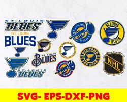 st-louis blues hockey teams svg, st-louis blues svg, n--h--l svg, n--h--l svg, png, dxf, bundle
