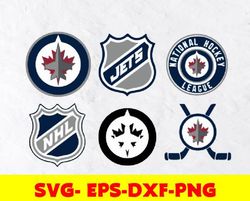 winnipeg-jets hockey teams svg, winnipeg-jets svg, n--h--l svg, n--h--l svg, png, dxf, bundle