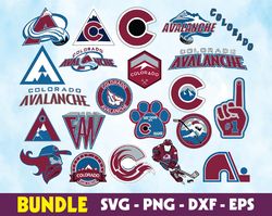 colorado avalanche logo, bundle logo, svg, png, eps, dxf hockey teams svg