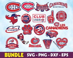 montreal canadiens logo, bundle logo, svg, png, eps, dxf, hockey teams svg