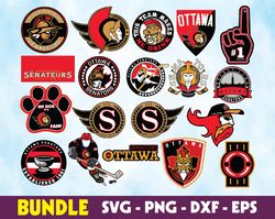 ottawa senators logo, bundle logo, svg, png, eps, dxf, hockey teams svg