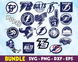 tampa bay lightning  logo, bundle logo, svg, png, eps, dxf, hockey teams svg