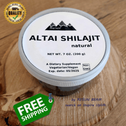 shilajit natural soft resin 200g - from siberia, altai