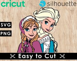 frozen svg files, frozen png files, vector png images, svg cut file for cricut, clipart bundle