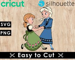 frozen svg files, frozen png files, vector png images, svg cut file for cricut, clipart bundle