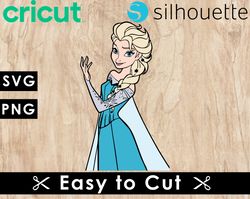 frozen svg files, frozen png files, vector png images, svg cut file for cricut, clipart bundle