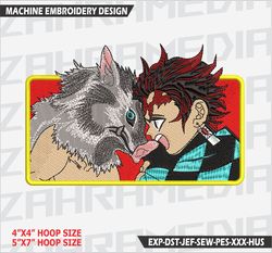 anime inspired , machine embroidery design, files, instant download