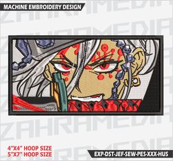 anime inspired , machine embroidery design, files, instant download