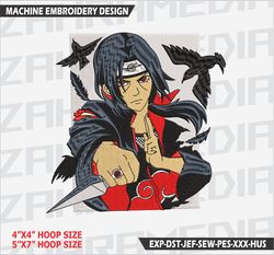 anime inspired , machine embroidery design, files, instant download