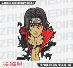 anime inspired , machine embroidery design, files, instant download