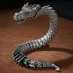 high quality viking dragon men bracelet