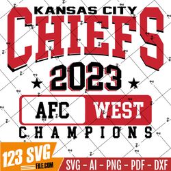 kansas city afc championship 2023 digital download | svg and png files | superbowl 57