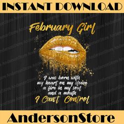 i'm a february girl funny birthday png