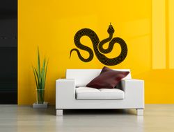 snake sticker, reptile wall sticker vinyl decal mural art decor