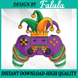 funny mardi gras video games controller jester hat gamer png, ,mardi gras png, digital download