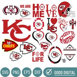 chiefs svg, football team svg bundle, ready for cricut, football svg, game day svg, cricut chiefs, chiefs girl svg, kans