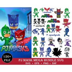 150 pj masks svg bundle, pj masks svg cricut, pj masks svg, pj masks svg layered, pj masks png, pj mask, pj masks svg fi