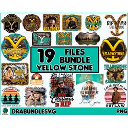 18 yellowstone bundle png digital dowload, dutton ranch, rip png, yellowstone png instant dowload