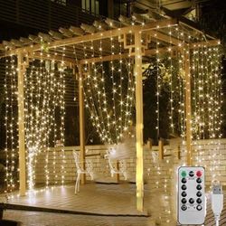 Usb Powered Led Curtain Lights 100 Led Fairy String Lights For Christmas Bedroom Party