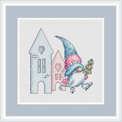 gnome cross stitch pattern christmas cross stitch pattern christmas tree cross stitch pattern home cross stitch pattern